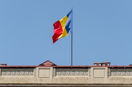 Flag Of Romaniaの写真素材