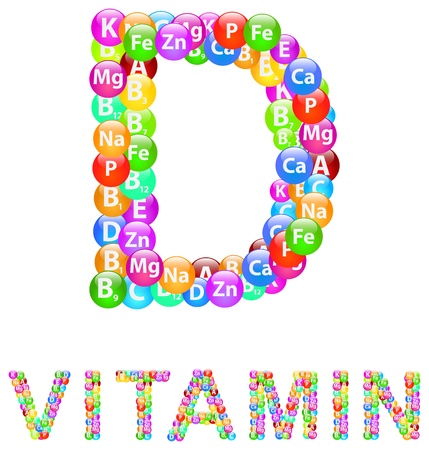 Illustration for Vitamin D - Royalty Free Image