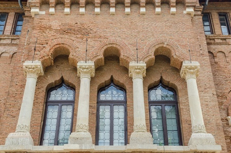 Brancovenesc Style Columnsの写真素材