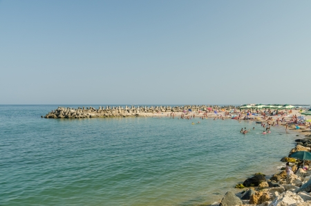 OLIMP, ROMANIA - AUGUST 09  Olimp Resort Hotels on August 09, 2013 in Olimp, Romania  From 1972 Olimp is one of the most important romanian summer resort at the Black Sea のeditorial素材