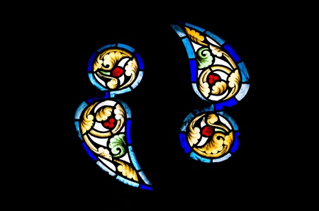 Old Stained Windowの写真素材