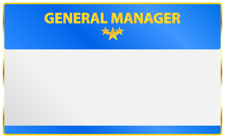 General Manager Card のイラスト素材