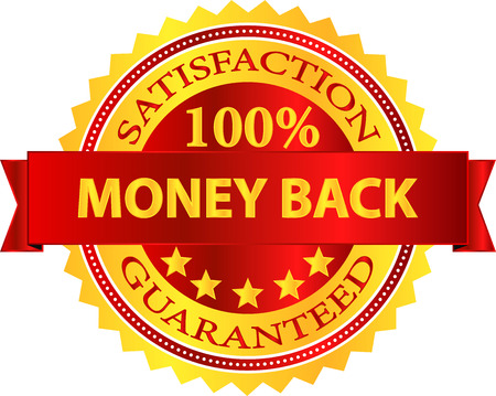 Money Back Satisfaction Guaranteed Badgeのイラスト素材