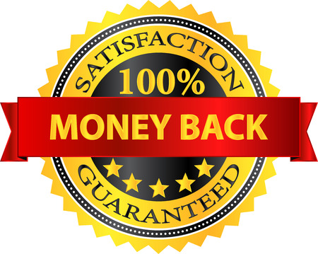 Money Back Satisfaction Guaranteed Badgeのイラスト素材