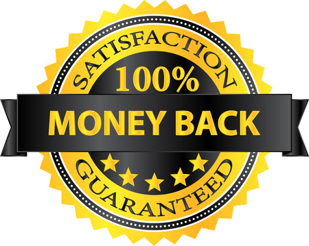 Money Back Satisfaction Guaranteed Badgeのイラスト素材