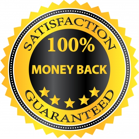 Money Back Satisfaction Guaranteed Badgeのイラスト素材