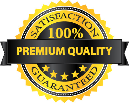 Premium Quality Satisfaction Guaranteed Badgeのイラスト素材