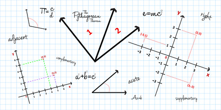 Mathematical Geometry Backgroundのイラスト素材