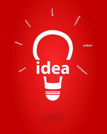 Brilliant Idea Of Smart Thinkingのイラスト素材