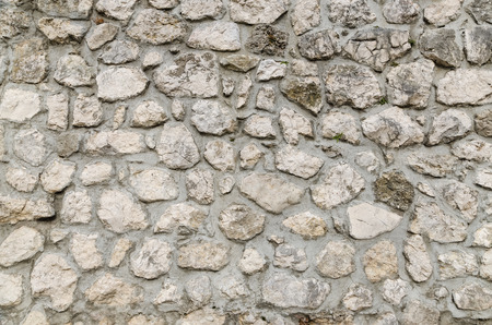 Old 14th Century Castle Stone Wall Textureの写真素材