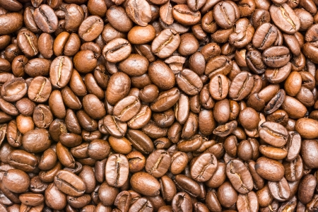 Fresh Roasted Coffee Beansの写真素材