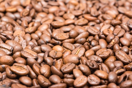 Fresh Roasted Coffee Beansの写真素材