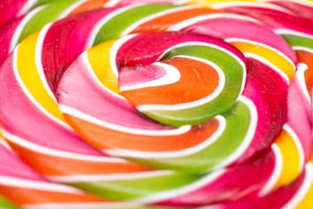 Sweet Lollipop Closeupの写真素材