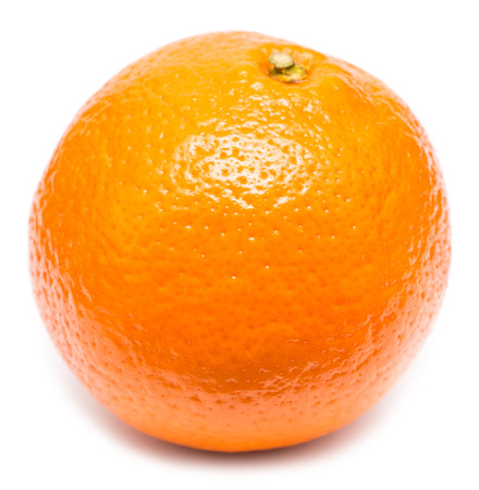 Fresh Orange Fruit On White の写真素材