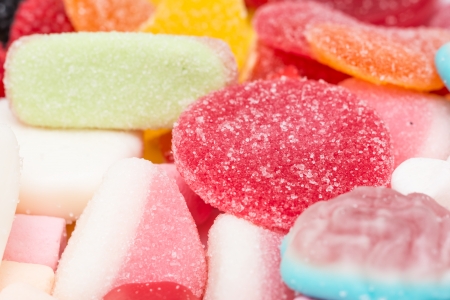 Sweet With Colorful Jellyの写真素材