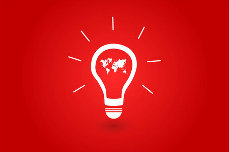 World Best Idea Concept Vector Illustrationのイラスト素材