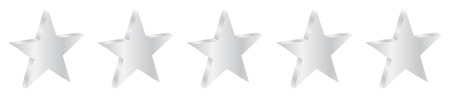 Five Silver Stars Product Qualityのイラスト素材