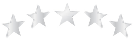 Five Silver Stars Product Qualityのイラスト素材