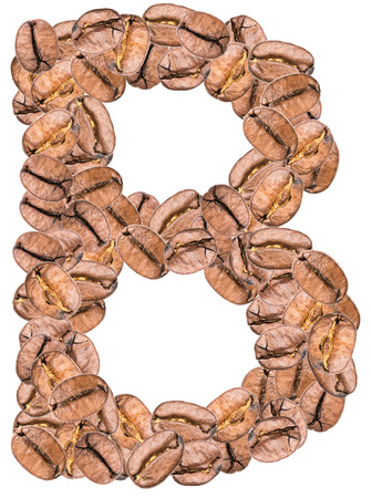 Coffee Alphabet Letter Bの写真素材
