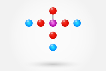 Phosphoric Acid Chemical Formulaのイラスト素材