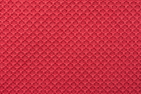 Coral Red Fine Cotton Textile Close Up Detailsの写真素材