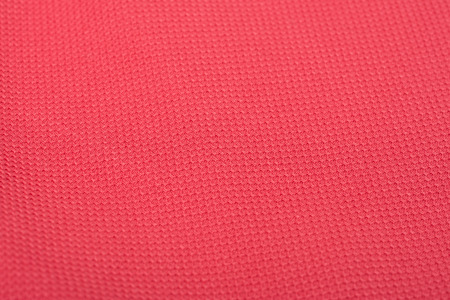 Coral Red Fine Cotton Textile Close Up Detailsの写真素材