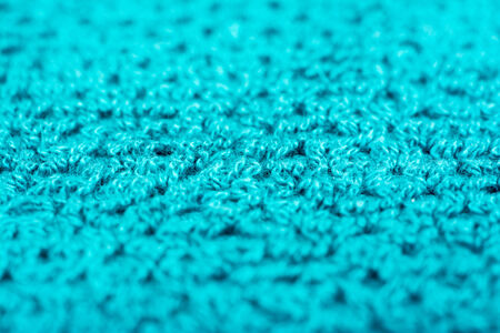 Blue Cotton Cloth Material Texture Close Up