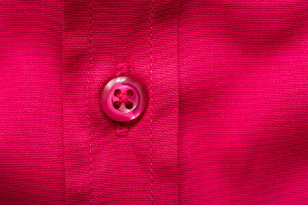 Red Velvet Shirt Button Close Upの写真素材