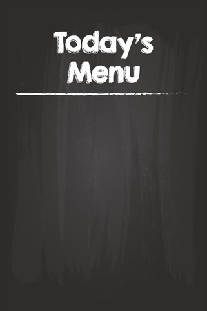 Today Restaurant Menu On Blackboardのイラスト素材