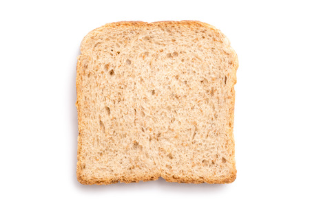Bread Slice Isolated On White