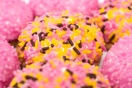 Marshmallow Cookies With Colorful Sugar Sprinkles