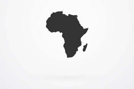 Africa Continent Mapのイラスト素材