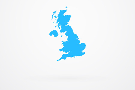 England Country Vector Mapのイラスト素材