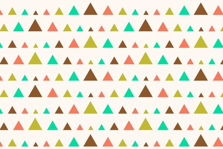 Retro Triangles Seamless Abstract Patternのイラスト素材