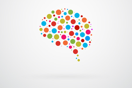 Human Brain Abstract Vectorのイラスト素材