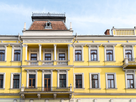 Vintage Architecture In Cluj Napoca, Romaniaのeditorial素材