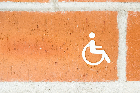 Public Restroom For Special Disabled People Sign