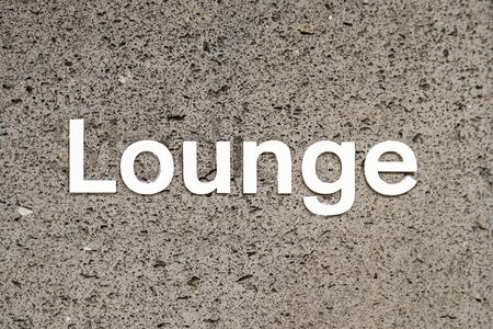 Lounge Bar Sign Close Upの写真素材