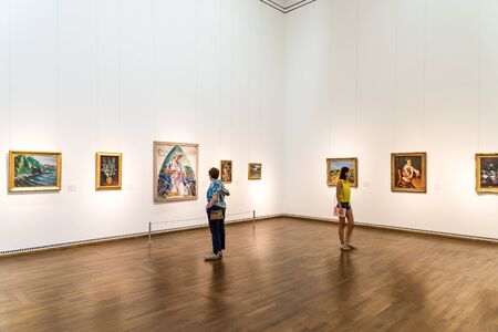 VIENNA, AUSTRIA - AUGUST 08, 2015: The Leopold Museum, housed in the Museumsquartier in Vienna is...