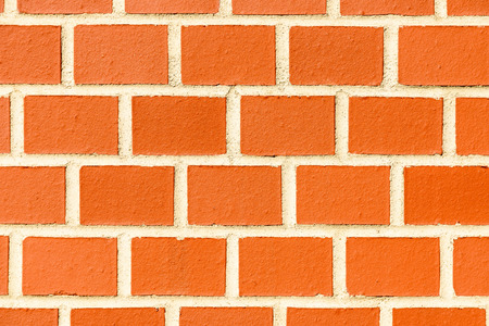 Red Brick Wall Seamless Pattern Background Textureの写真素材