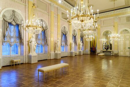 VIENNA, AUSTRIA - AUGUST 20, 2015: Albertina museum in Vienna houses one of the largest and most important print rooms in the world with approximately 65,000 drawings and 1 million old master prints.のeditorial素材