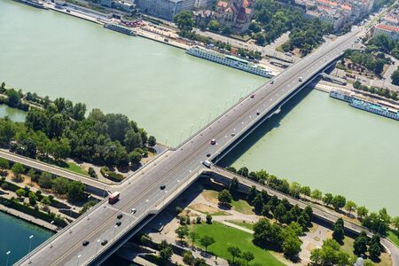 Aerial View Of Vienna City Skyline