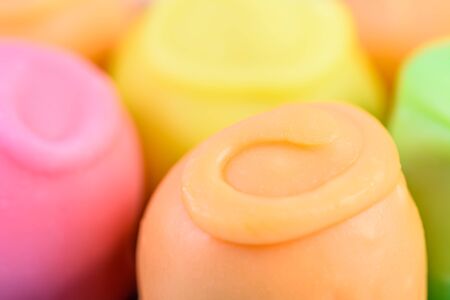 Colorful Fondant Candies Close Upの写真素材