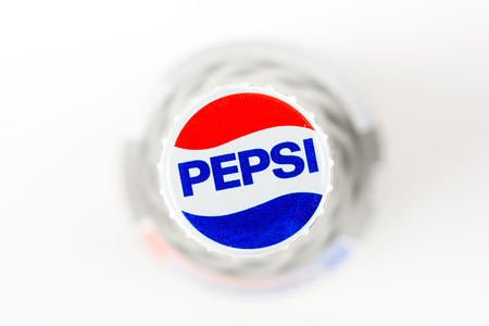 BUCHAREST, ROMANIA - JANUARY 10, 2016: Pepsi is one of the most famous carbonated soft drink sold in...