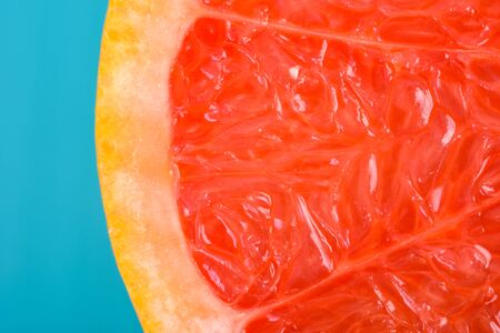 Blood Orange Slice Macro Detailsの写真素材
