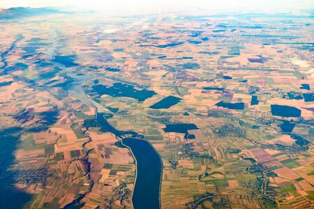 Earth Photo From 10.000m (32.000 feet) Above Groundの写真素材