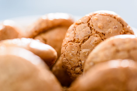 Italian Amaretti Biscuitsの写真素材