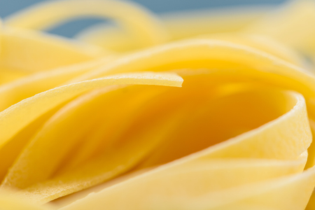 Raw Italian Tagliatelle Pasta Abstractの写真素材