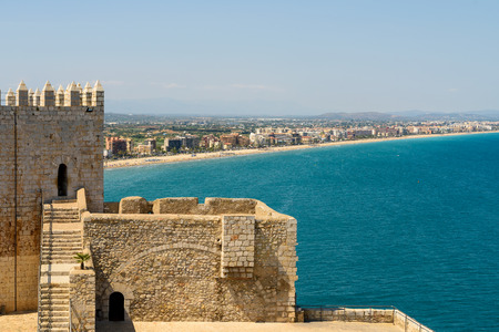 Papa Luna Castle Of Peniscola City In Spainのeditorial素材