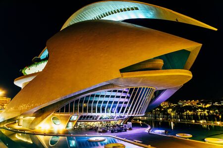 VALENCIA, SPAIN - JULY 25, 2016: Calatrava City Of Arts And Sciences In Downtown City Of Valencia.のeditorial素材